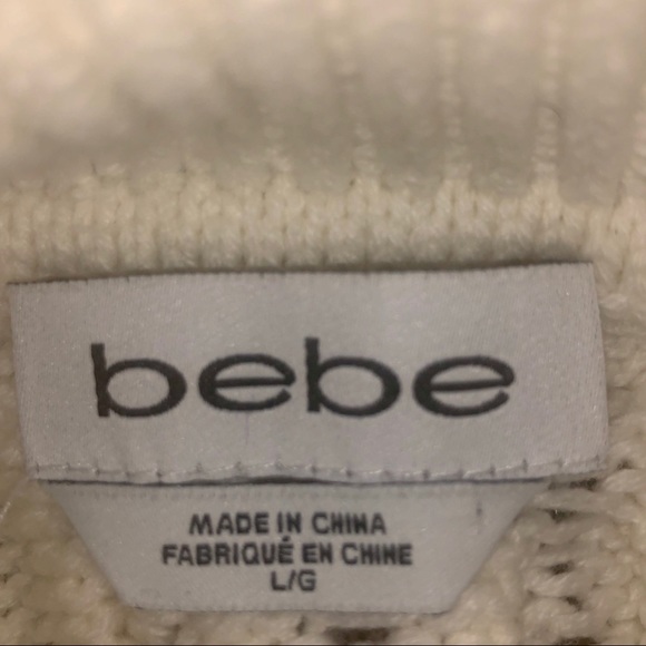 ⭐️LIKE NEW⭐️ BEBE Cable-knit Sweater - Picture 7 of 7